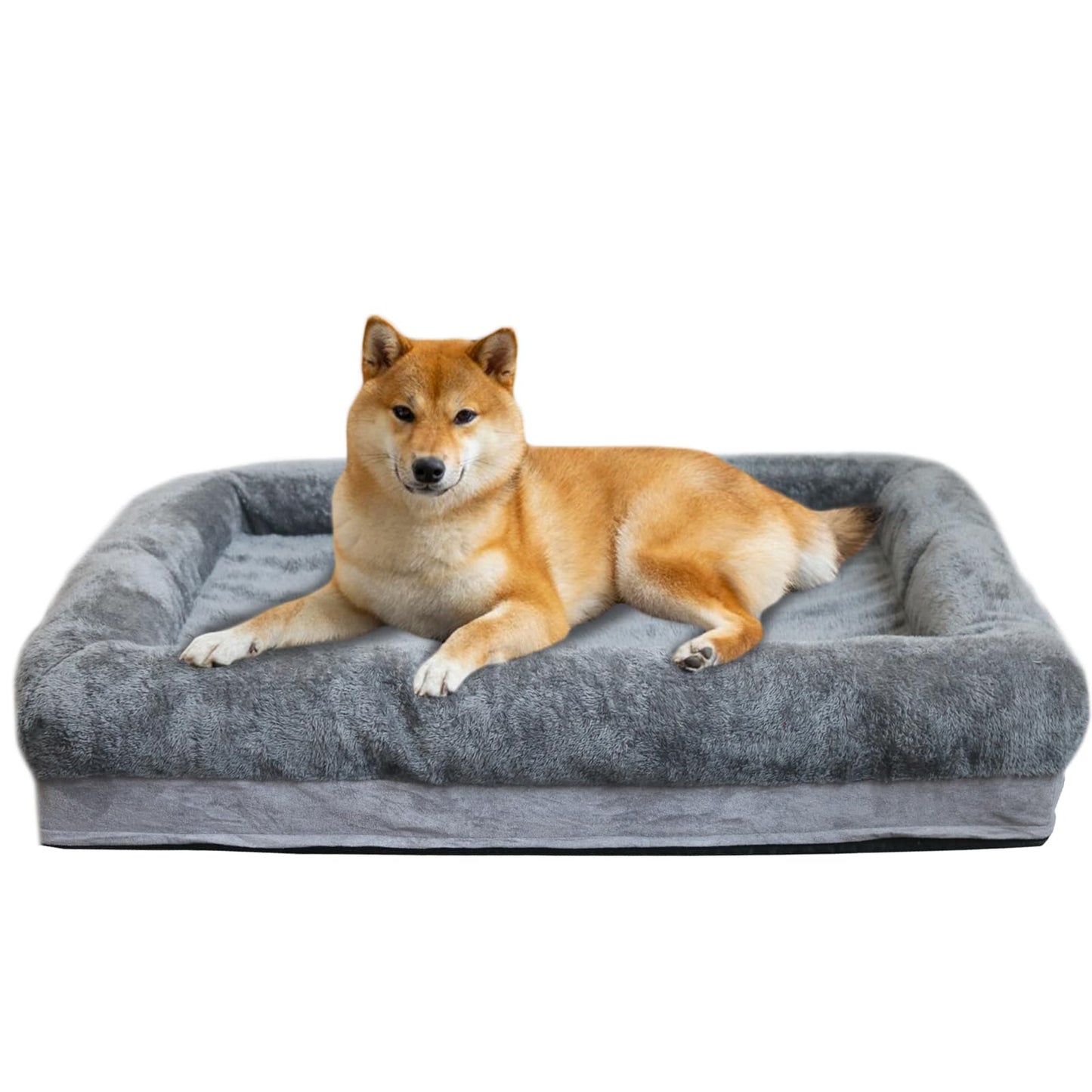 Memory Foam Dog Couch Bed – XL, Waterproof